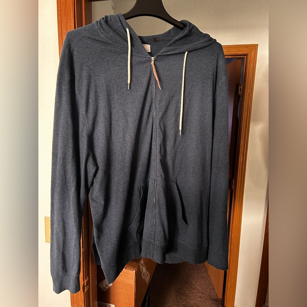 Five-Four Navy Zip up Fleece Jacket